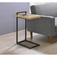 Coaster Furniture 931128 C-shaped Accent Table with USB Charging Port